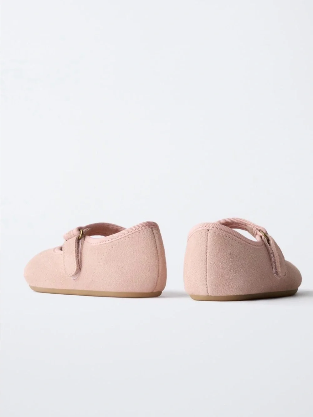 Zara leather ballet flats